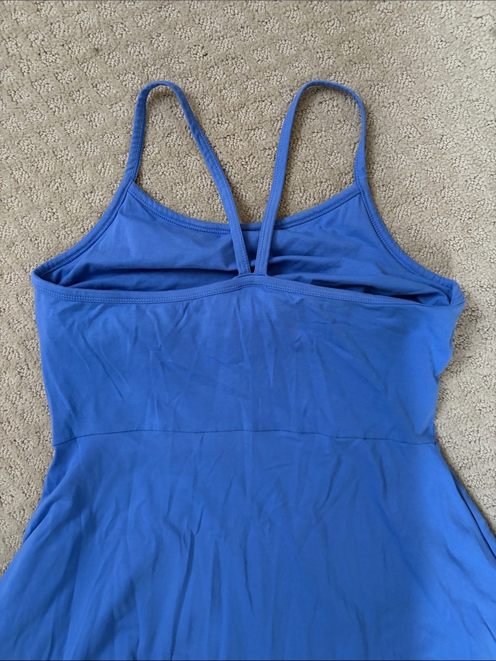 Pact Twilight Blue Spaghetti-Strap A-Line Dress - Picture 6 of 6